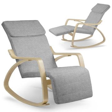 shumee Gugalni stol Suzi - svetlo siv