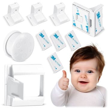 shumee Ricokids 798000 magnetna ključavnica za omarice, 4 kosi.