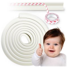 shumee Ricokids 798710 Varnostni trak iz pene, bel, 6 m