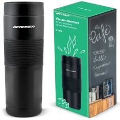 shumee Vakuumski termos 590 ml BD-784 črne barve