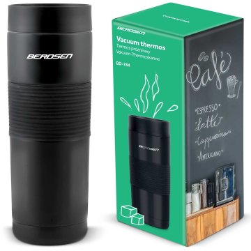 shumee Vakuumski termos 590 ml BD-784 črne barve
