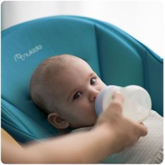 shumee Belo otroški stolček z mizico, ležalnikom, temno moder + palica za igrače