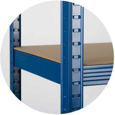 shumee Kovinski regal za shranjevanje 150 x 75 x 30 Humberg 4842