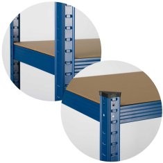 shumee Kovinski regal za shranjevanje 150 x 75 x 30 Humberg 4842