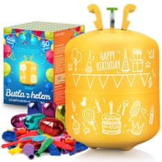 shumee Helijeva jeklenka 0,42 m3 z baloni in Ricokids trakom