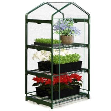 shumee Polica za rastlinjak 69 x 49 x 125 cm Plonos 4921