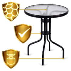 shumee Okrogla vrtna miza 60 x 71 cm Sofotel SO-981