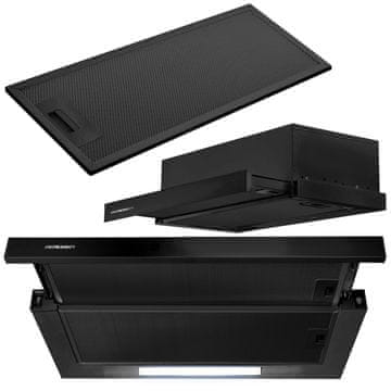 shumee Kuhinjska napa za pod omarico - 60 cm Berdsen BE-60-LW črna