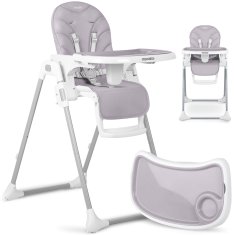 shumee Ricokids Tulo otroški stolček za hranjenje v barvi heatherja