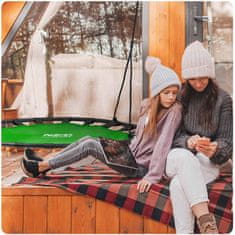 shumee Gugalnica štorkljino gnezdo SWINGO XXL 120 cm zelena