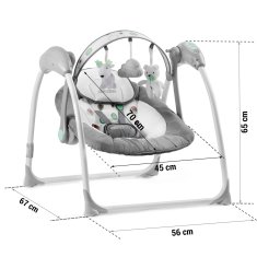 shumee Ricokids 7321 avtomatski gugalnik z glasbo