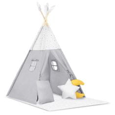 shumee NK-406 Nukido otroški šotor tipi - svetlo siv