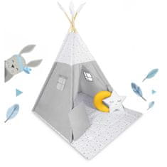shumee NK-406 Nukido otroški šotor tipi - svetlo siv