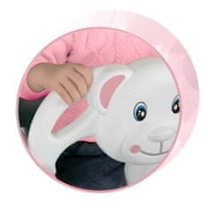 shumee Ricokids 3-v-1 gugalnica z medvedkom, roza