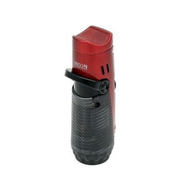 Ronson 117001 Plinski vžigalnik Jet Flame Bora rdeč/črn.