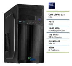PCplus E-machine namizni računalnik, Ultra 5 235, 16GB, SSD1TB, DOS (147998)