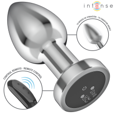 Intense VIBRACIJSKI ANALNI ČEP Intense Metal Medium