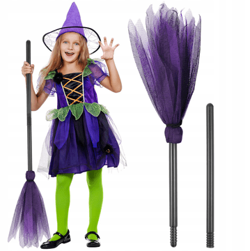 Korbi Metla in palica – halloween magični dodatek za pustne zabave