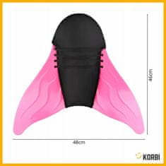 Korbi Enoplaščna morska deklica – kostum za otroke, Halloween, roza