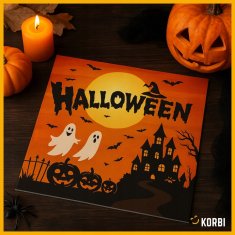 Korbi Serviete za Halloween – okrasni element za mizo na tematsko zabavo