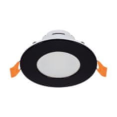 Ideus LED vgradna svetilka 7W CCT 900lm IP54 ČRNA