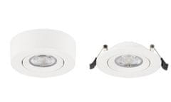 Optonica LED stropna svetilka 5W vgradno-nadgradna 3CCT 500lm IP20 pregibna 55º 