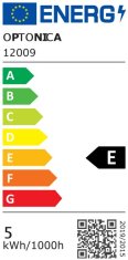 Optonica LED stropna svetilka 5W vgradno-nadgradna 3CCT 500lm IP20 pregibna 55º 