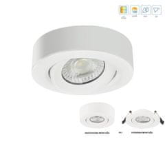 Optonica LED stropna svetilka 5W vgradno-nadgradna 3CCT 500lm IP20 pregibna 55º 