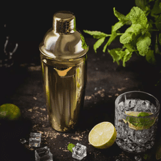 KLAUSBERG Cocktail Shaker, Gold-Color, Made of Stainless Steel