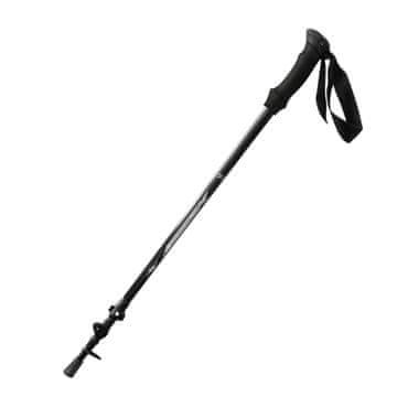 Aga Karbonova treking palica 61–135 cm Črna