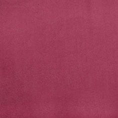 Vidaxl Kavčna garnitura 3 szt. Vetrna rdeča 221 x 80 x 80 cm Žamet