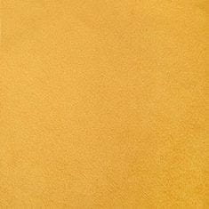 Vidaxl Zavese z zavesami 2 pcs gorčično rumena 140 x 260 cm Žamet