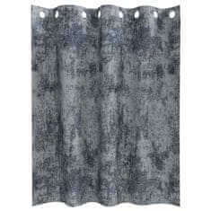 Vidaxl Zavesa z zavesami 2 pcs Siva 140 x 140 cm Žamet