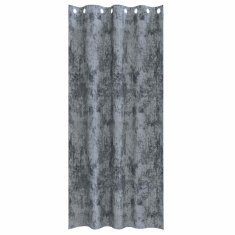 Vidaxl Zavesa z zavesami 2 pcs Siva 245 x 140 cm Žamet