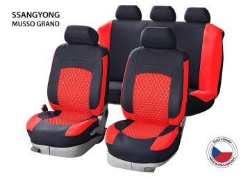 Cappa Avtosedež Perfetto HL SsangYong Musso Grand black/red