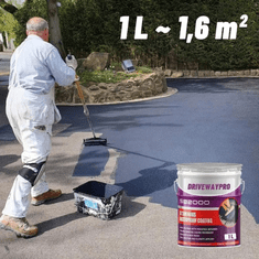 Smania Sredstvo za obnovo asfalta DrivewayPRO (1 L / 2 m²) | Obnova betonskih površin | Premaz za asfalt