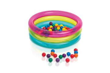 Intex Napihljiv otroški bazen 3 komore 86x25cm