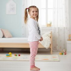 Disney DISNEY Mickey Minnie Mouse BOMBAŽNE pižame za deklice, DVODELNE pižame z dolgimi rokavi, 100% BOMBAŽ 116cm