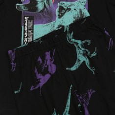 Jurassic World Jurassic World BOMBAŽ, črne pižame za dečke, DVOJNE pižame z dolgimi rokavi, 100% BOMBAŽ 146-152