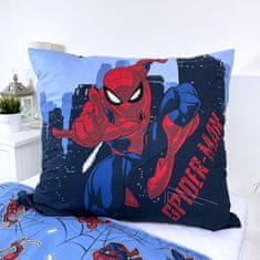 MARVEL COMICS MARVEL SpiderMan Temno modra DVOJNA, otroška posteljnina z zadrgo, 100% BOMBAŽ 160x200+70x80 cm OEKO-TEX