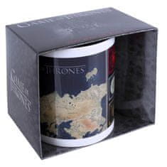Game of Thrones GAME OF THRONES Bela keramična skodelica z ročajem V DARILNI ŠKATLI za oboževalce