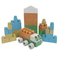 Wader WADER RePlay SET gradbenih kock 32 KOSOV, OKOLJU PRIJAZNE kocke za otroke, VARNE velike kocke 