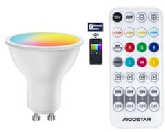 Aigostar  LED sijalka GU10 4,9W 420lm RGB+CCT z daljinskim upravljalnikom + BLUETOOTH zatemnilna 