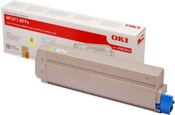 OKI Oki MC873Y (45862814) rumen, originalen toner