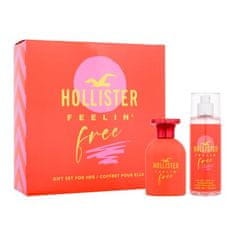 Hollister Feelin' Free Set parfumska voda 50 ml + meglica za telo 125 ml za ženske