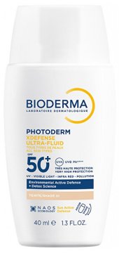 Bioderma Tonirana zaščitna tekočina SPF 50+ Photoderm (XDefense Ultra-Fluid Tinted) 40 ml