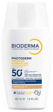 Bioderma Tonirana zaščitna tekočina SPF 50+ Photoderm (XDefense Ultra-Fluid Tinted) 40 ml