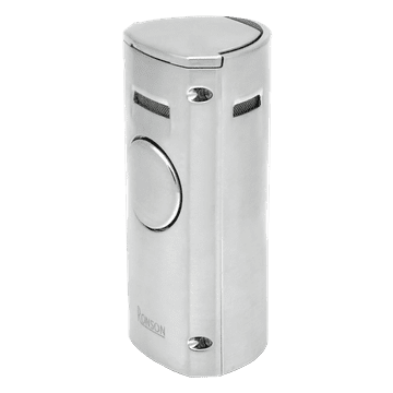 Ronson 110001 Vžigalnik plinski Jet Flame Volcano srebrn