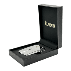 Ronson 100001 Vžigalnik plinski Premier Vareflame srebrn