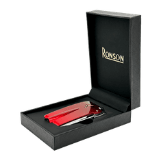 Ronson 100005 Vžigalnik plinski Premier Vareflame rdeč